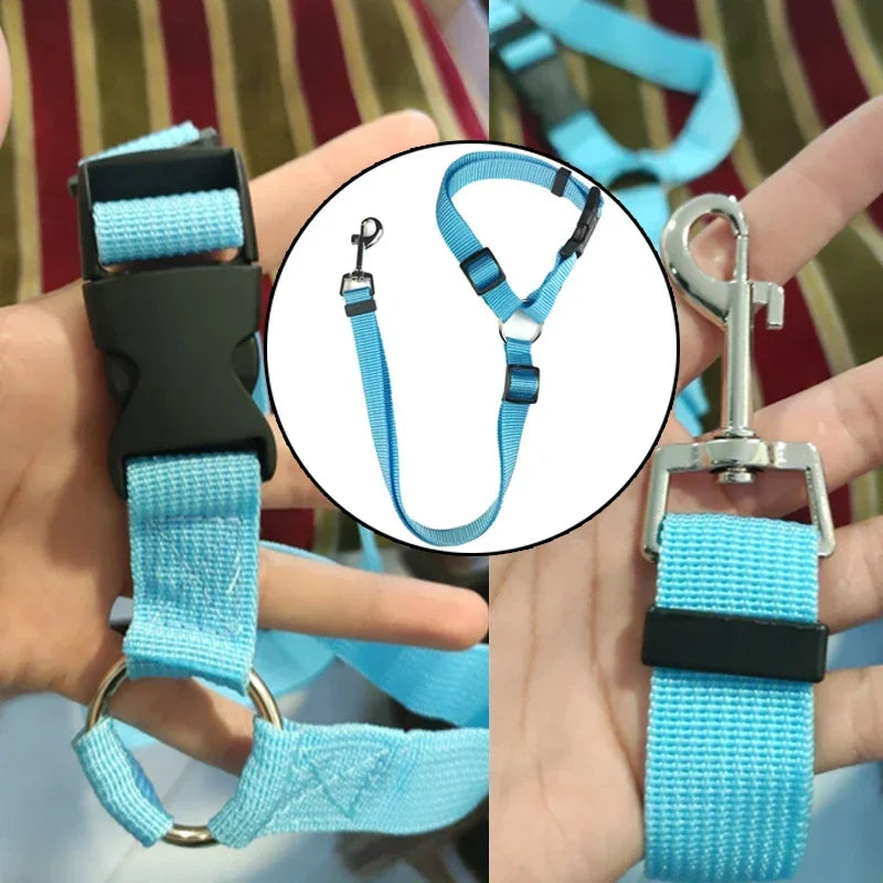 CURAPETS Adjustable Pet Car Seat Belt Harness