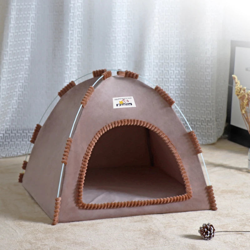 CURAPETS Foldable Pet Tent House Bed