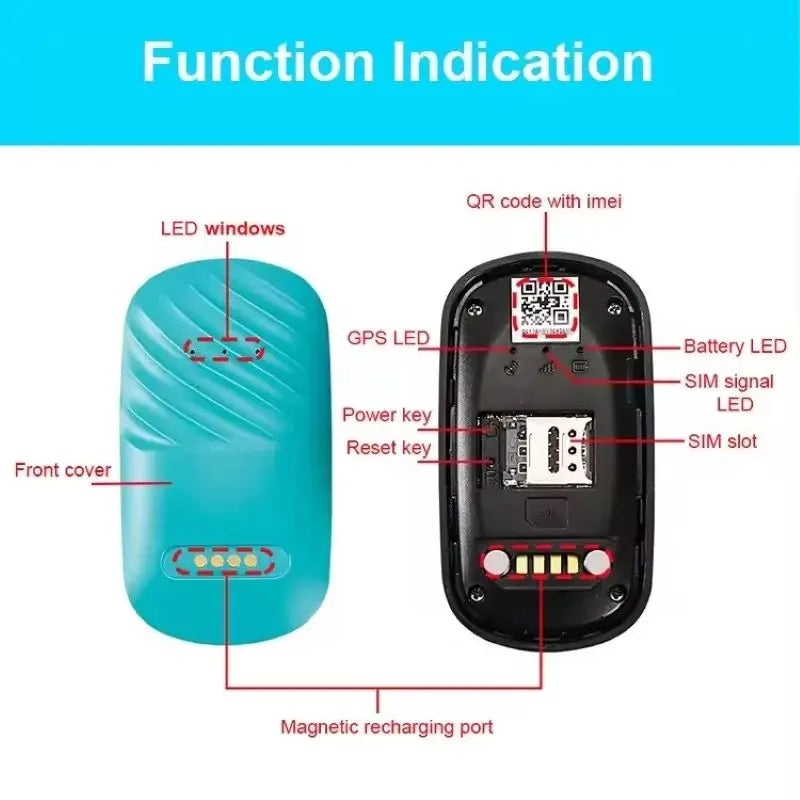 CURAPETS Waterproof GPS Pet Tracker