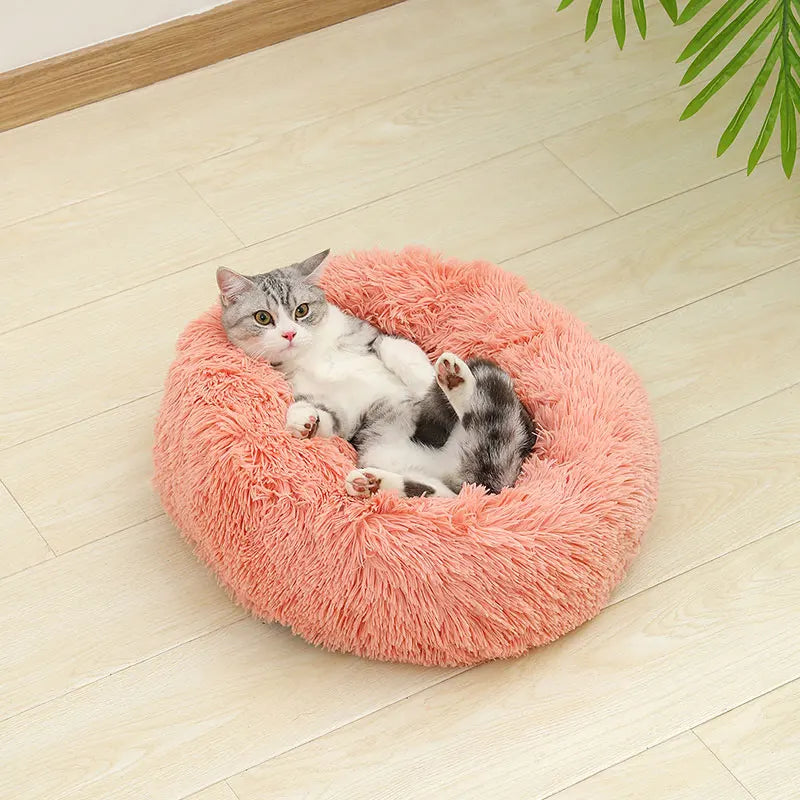 CURAPETS Plush Nest Dog & Cat Bed