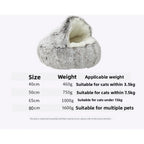 CURAPETS Winter Nest Semi-Enclosed Cat Bed