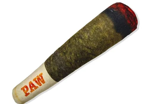 CURAPETS Plush Squeaky Cigar Dog Toy