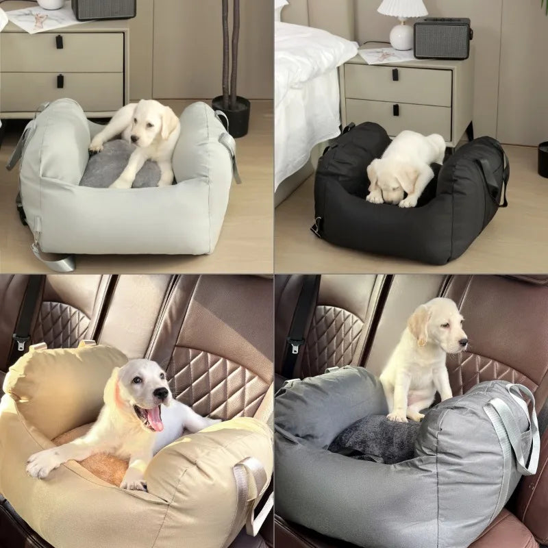 CURAPETS Luxe Travel Dog Car Seat Bed