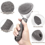 CURAPETS Self-Cleaning Grooming Brush