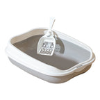 CURAPETS Semi-Enclosed Spatter-Proof Litter Box