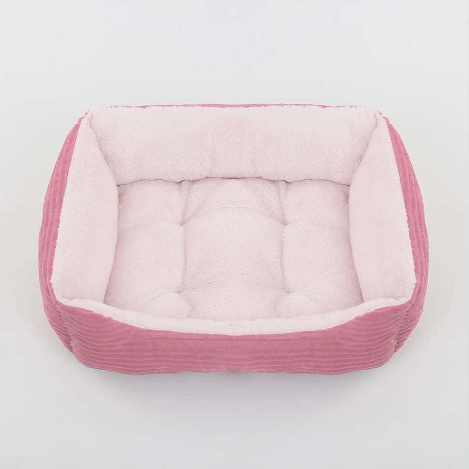 CURAPETS Calming Plush Square Pet Bed
