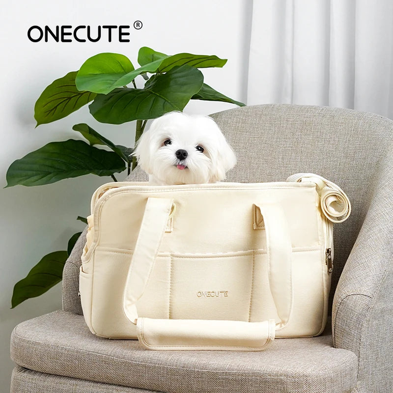 CURAPETS Cozy Cotton Shoulder Pet Carrier