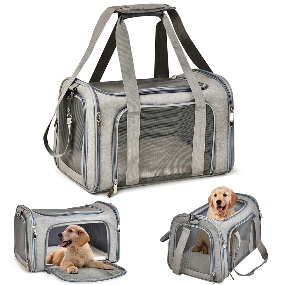 CURAPETS Claw-Defense Airline Pet Carrier