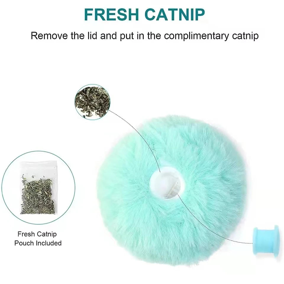 CURAPETS Smart Sounding Catnip Ball Toy