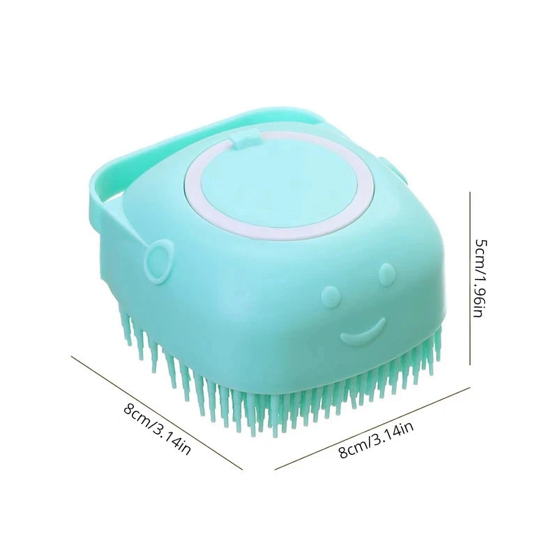 CURAPETS Silicone Pet Bathing Brush