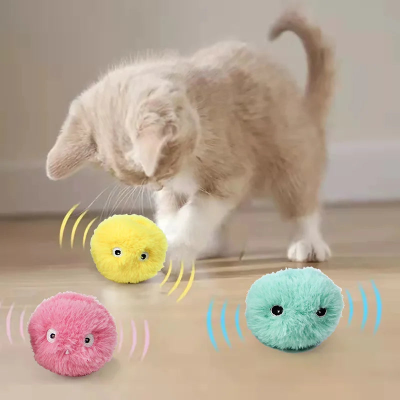 CURAPETS Smart Sounding Catnip Ball Toy