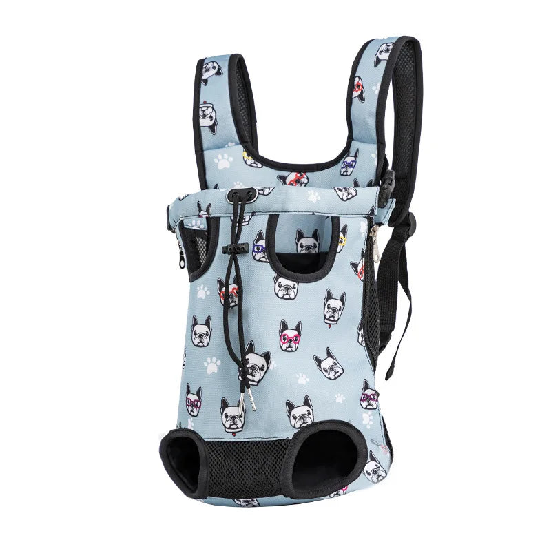 CURAPETS Camouflage Breathable Dog Travel Backpack