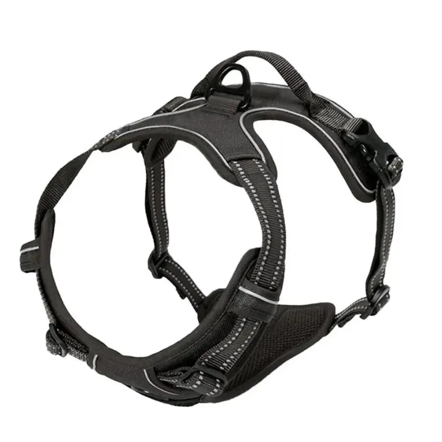 CURAPETS Leather Vest Harness & Leash Set