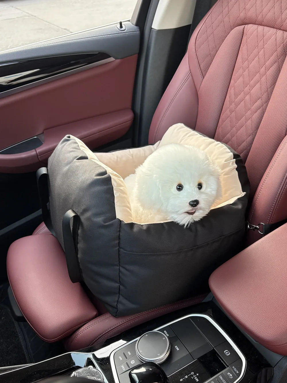 CURAPETS SafeRide Plush Pet Car Seat