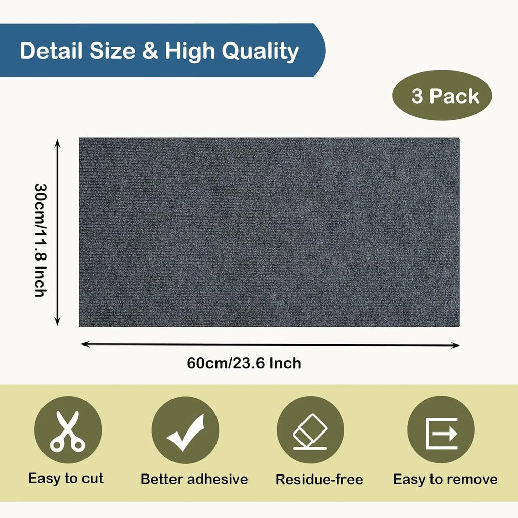 CURAPETS Trimmable Self-Adhesive Cat Scratching Mat
