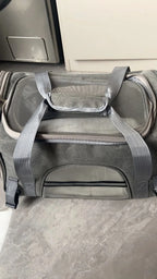CURAPETS Foldable Mesh Pet Travel Carrier