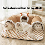 CURAPETS Cozy Corner Cat Tunnel Bed