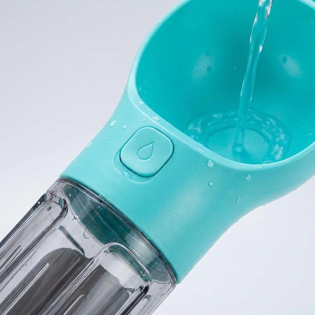 CURAPETS 3-in-1 Travel Hydration Bottle