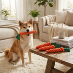 CURAPETS Carrot Rope Chew Toy