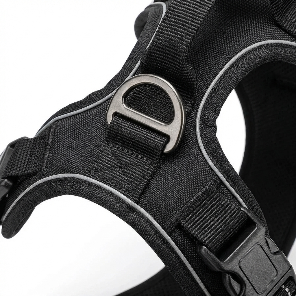 CURAPETS Leather Vest Harness & Leash Set