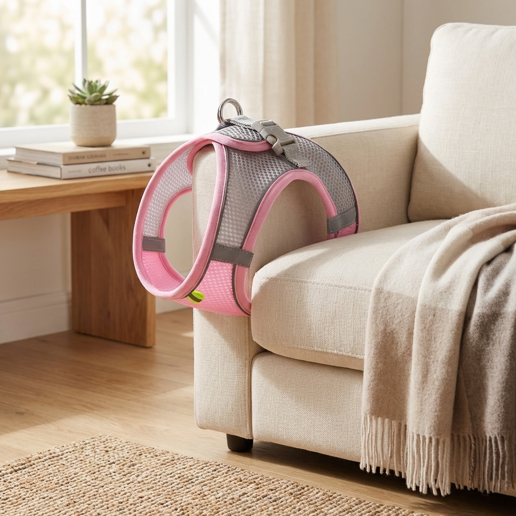 CURAPETS Reflective Puppy Harness & Leash Set