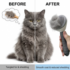 CURAPETS Self-Cleaning Grooming Brush