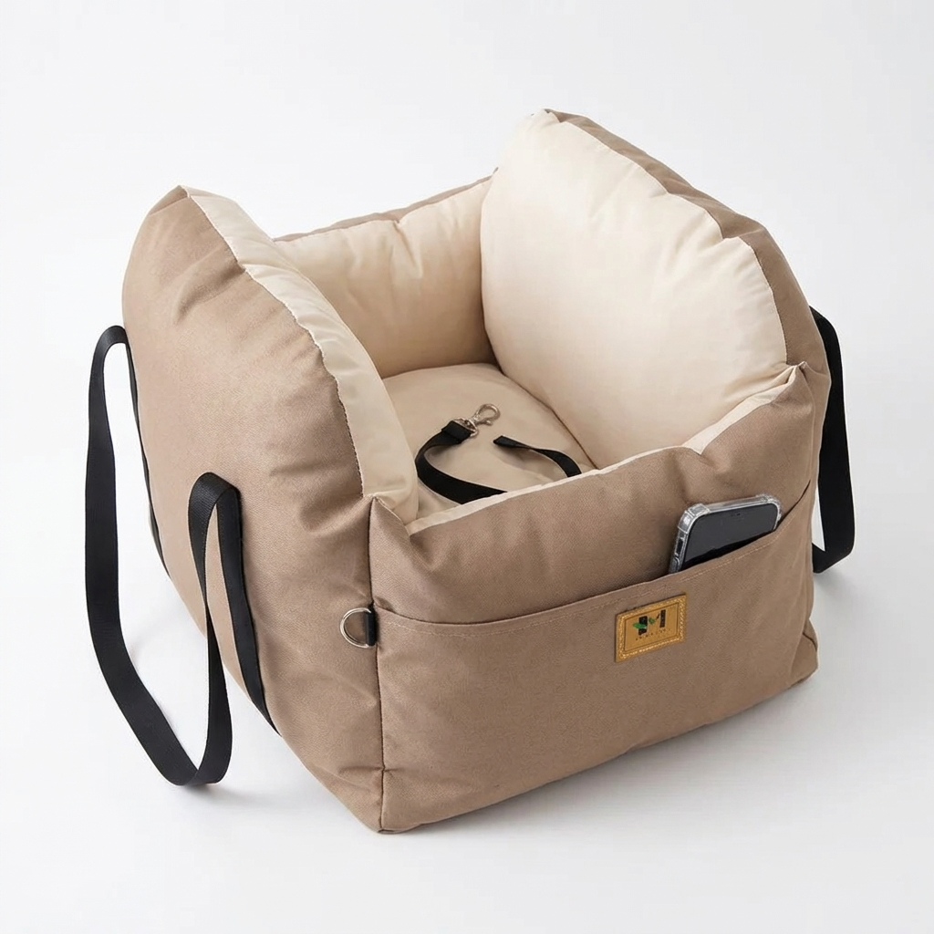 CURAPETS SafeRide Plush Pet Car Seat