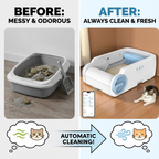 CURAPETS Smart Open Automatic Litter Box