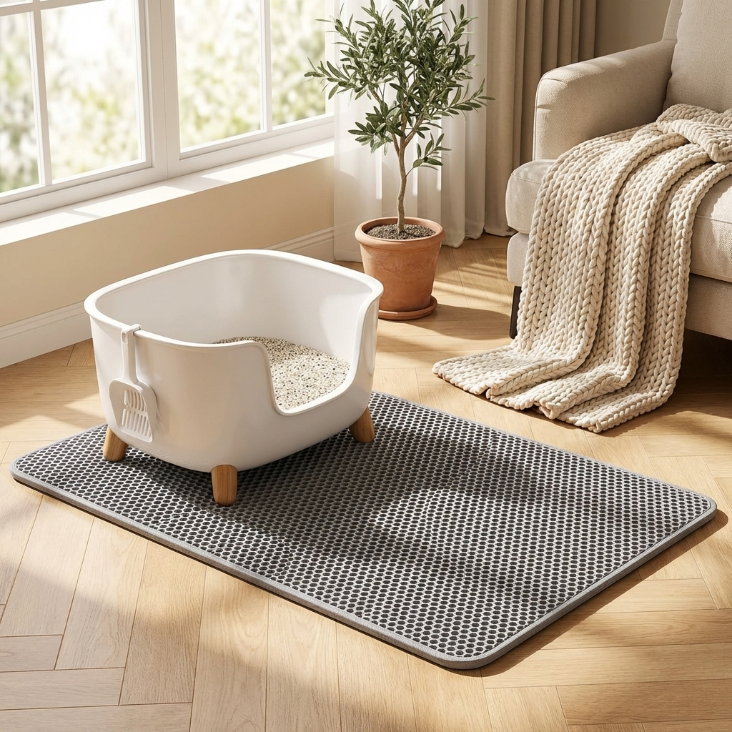 CURAPETS Extra Large Waterproof Litter Mat