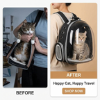 CURAPETS Bubble Capsule Cat Carrier Backpack