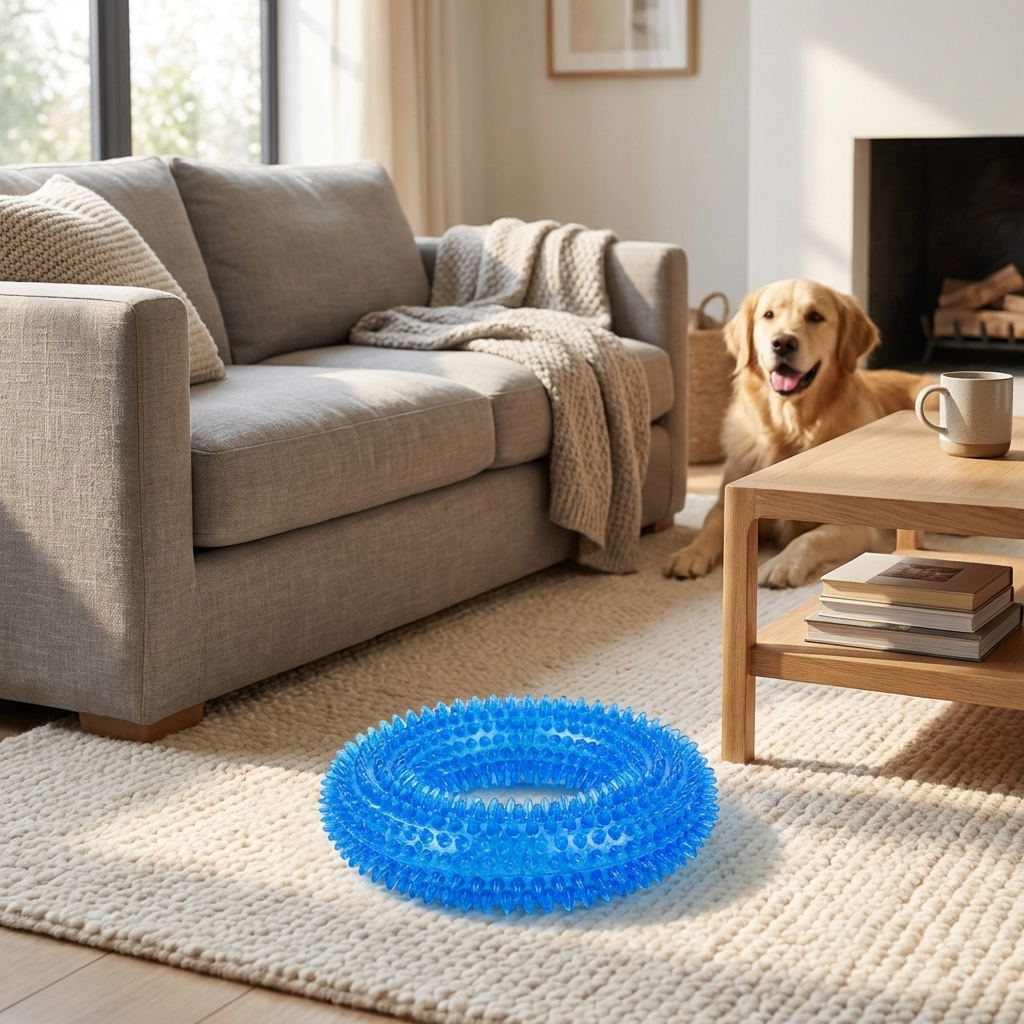 CURAPETS Squeaky TPR Molar Chew Toy