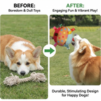 CURAPETS Plush Vocal Chew Ball Toy