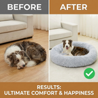 CURAPETS Plush Nest Dog & Cat Bed