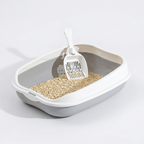 CURAPETS Semi-Enclosed Spatter-Proof Litter Box