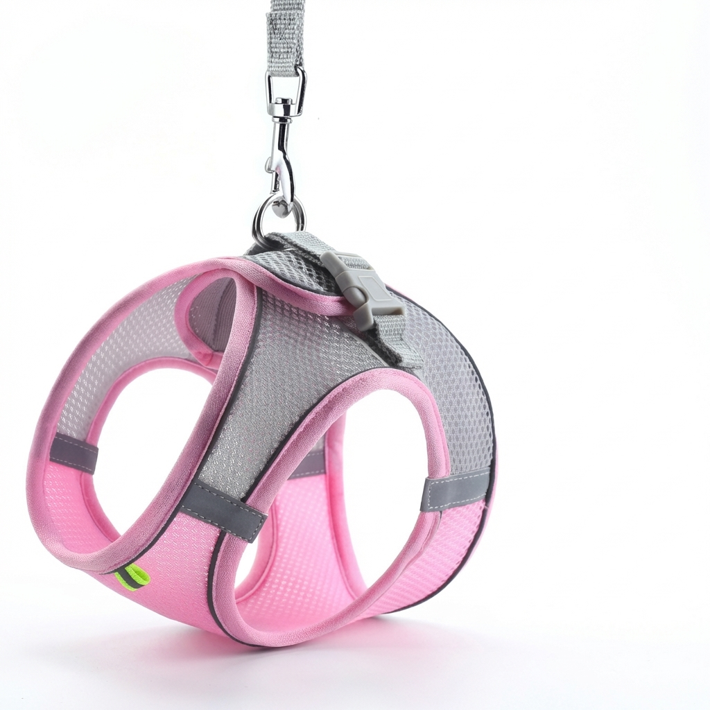 CURAPETS Reflective Puppy Harness & Leash Set