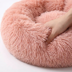 CURAPETS Plush Round Calming Pet Bed