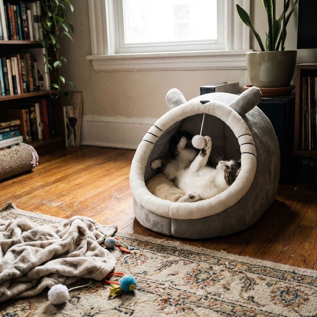 CURAPETS Cozy Tent Cave Bed