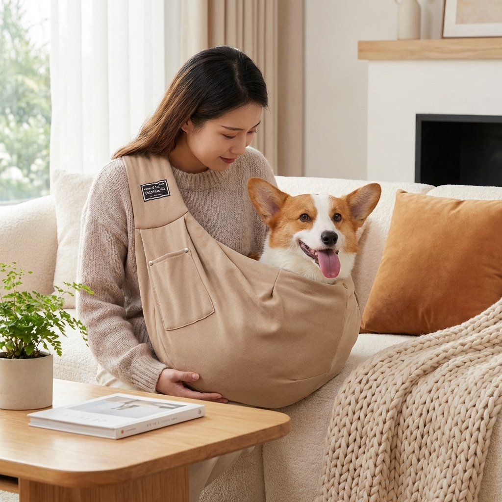 CURAPETS Cozy Sling Pet Carrier