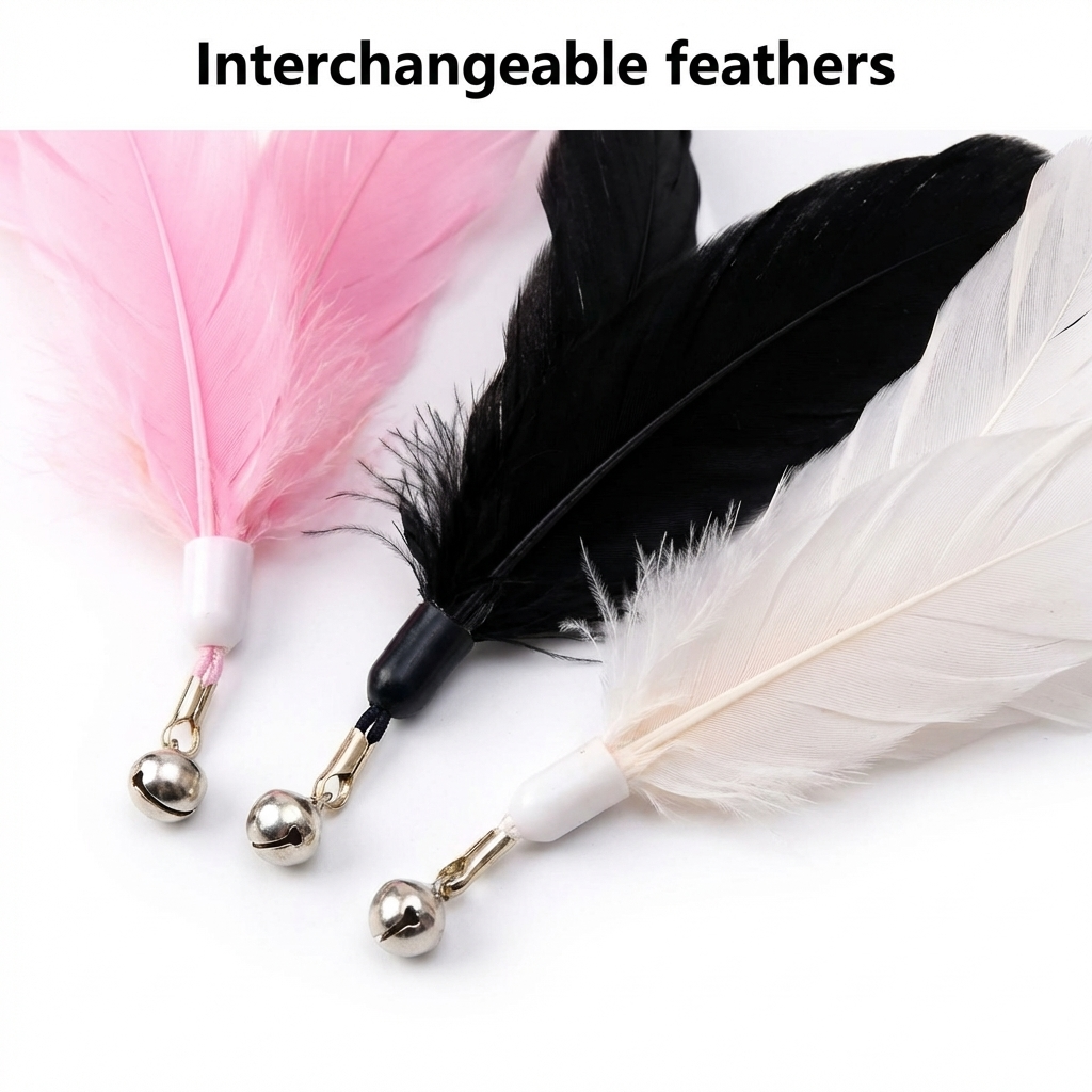 CURAPETS Premium Cat Teaser Wand Toy