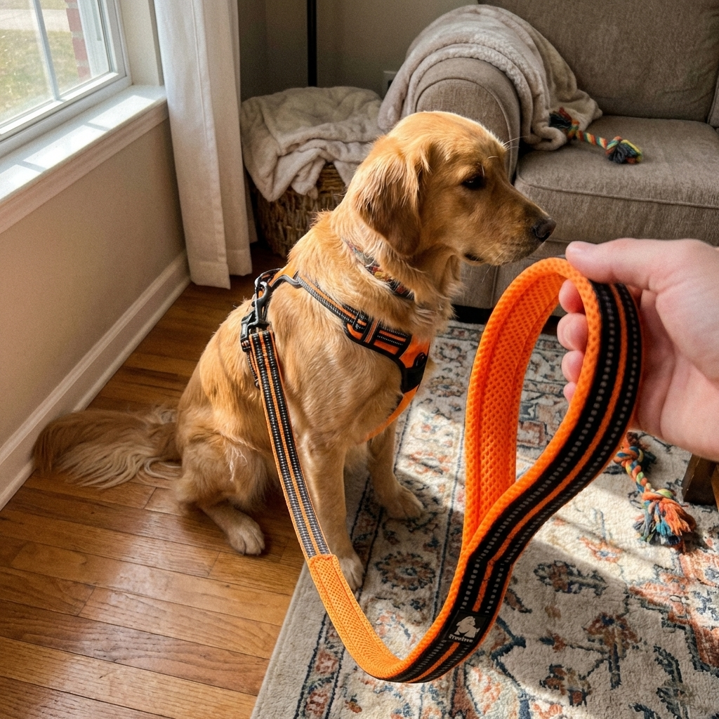 CURAPETS Reflective Comfort Mesh Leash