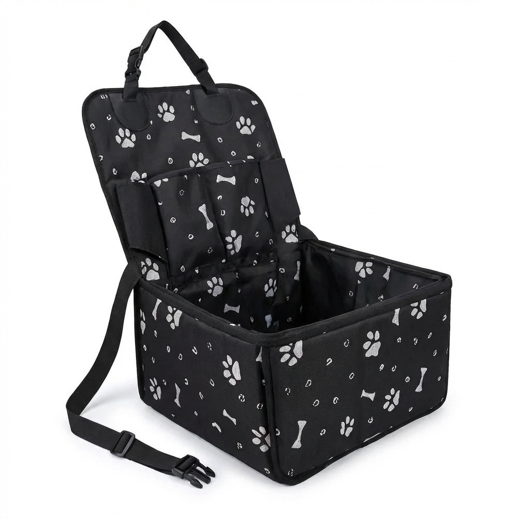 CURAPETS ComfortRide Car Seat with Storage Pockets
