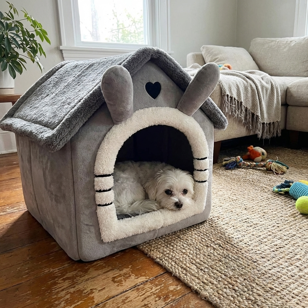CURAPETS Cozy Indoor Pet Tent Bed