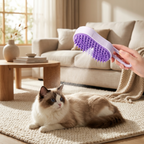 CURAPETS Steamy Electric Grooming Brush