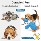 CURAPETS Plush Goose Squeak Chew Toy