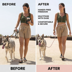 CURAPETS P-Shape Hands-Free Dog Leash
