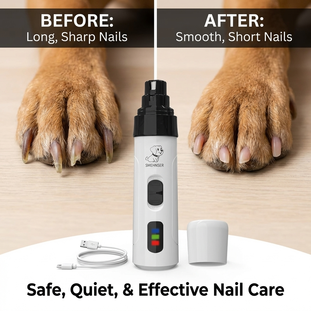 CURAPETS Gentle Electric Pet Nail Grinder