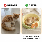 CURAPETS Cozy Nest Winter Pet Bed