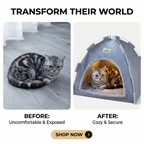 CURAPETS Foldable Pet Tent House Bed