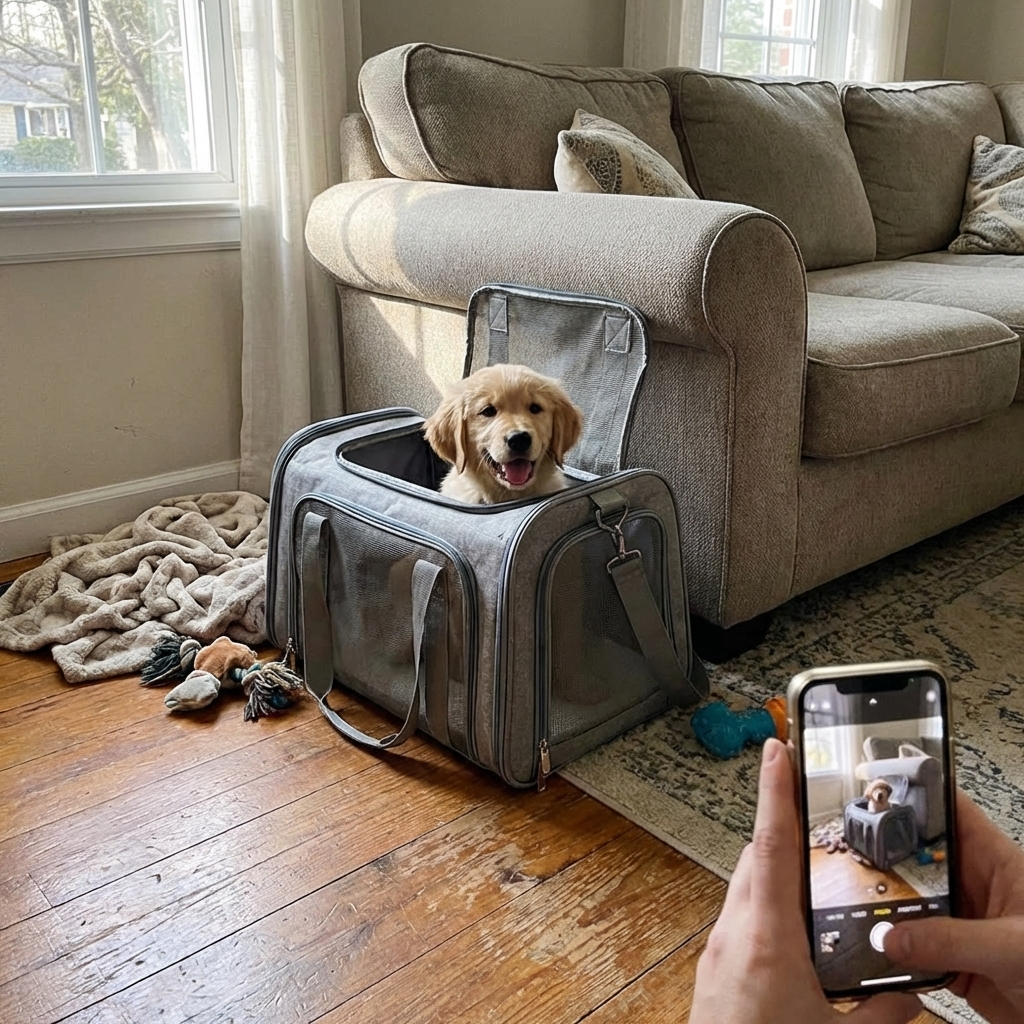 CURAPETS Claw-Defense Airline Pet Carrier