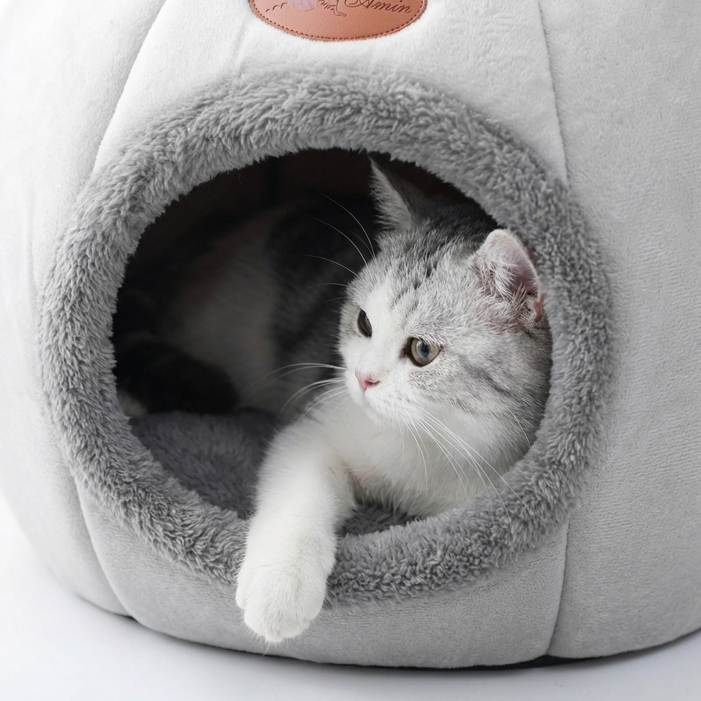 CURAPETS Deep Sleep Cave Pet Bed